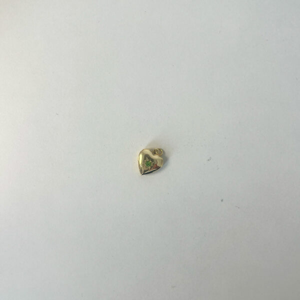 Emerald Heart Charm